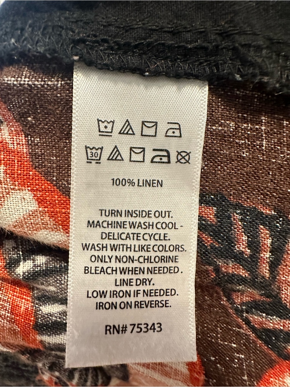 100% linen pants, 28-32” waist - Picture 2 of 2